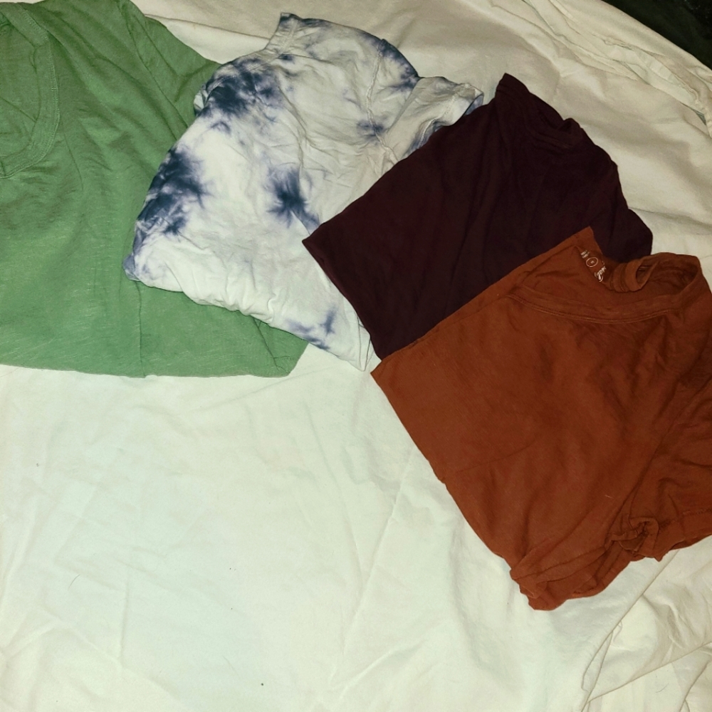 4 shirts